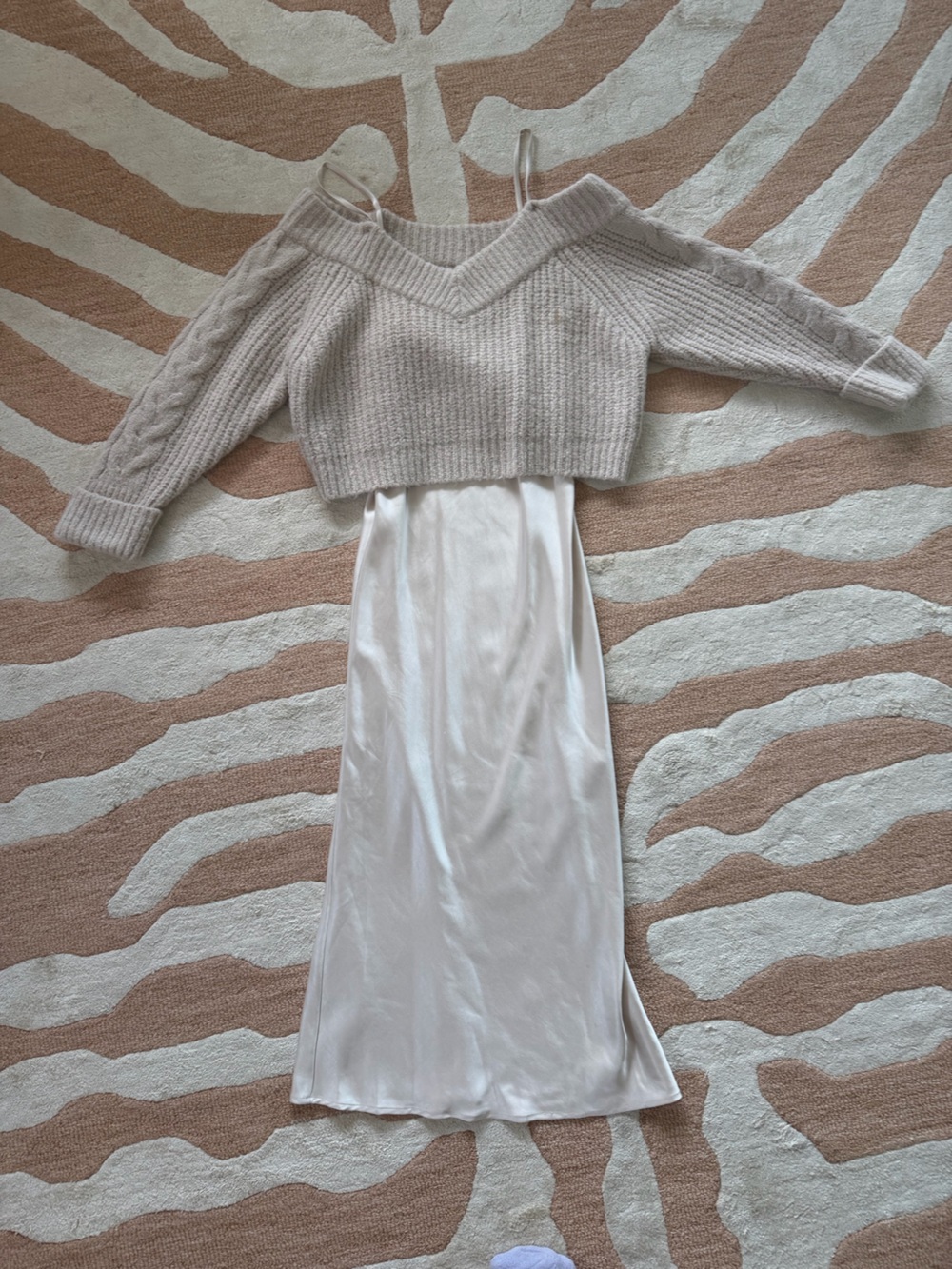 Anthropologie - Silk & Sweater Dress (XS)